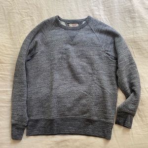 Wallace & Barnes (J. Crew) grey marled sweatshirt